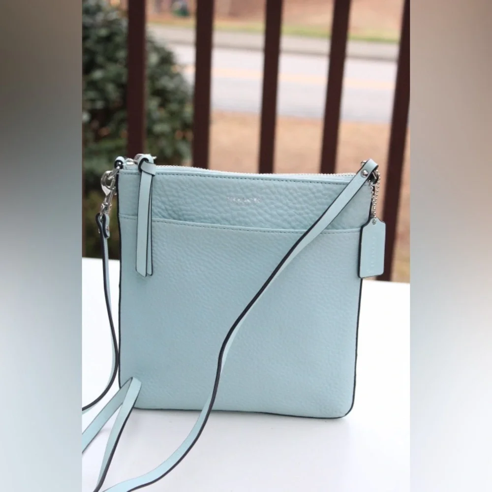 Coach leather “Kitt” cross body  bag